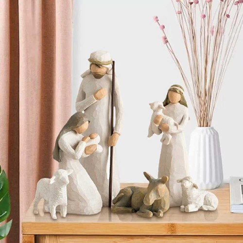 Piece nativity set - nativity, born