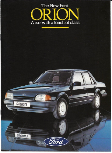 Ford orion mk2 1986 - orion, uk