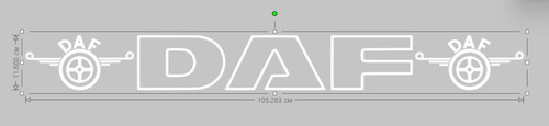 Daf truck stickers axle - daf,