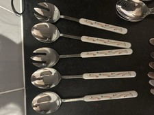 5 Large Serving Spoons Eternal Beau Johnson Brothers Stainless Steel
