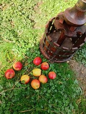 Vintage, wooden,and cast iron