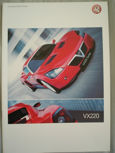 Vauxhall vx220 range - vauxhall,
