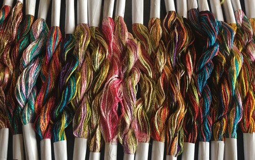 Skeins large silk - silk, stranded