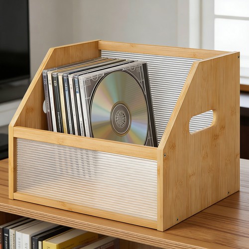 Vinyl record storage box - record,