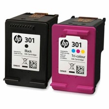 Genuine Original HP 301 Black & Colour Ink Cartridge For DeskJet 3050A Printer