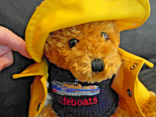 Vintage lifeboat teddy bear - lifeboat,