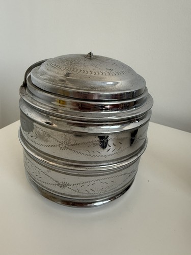 Vintage silver plated biscuit - vintage,