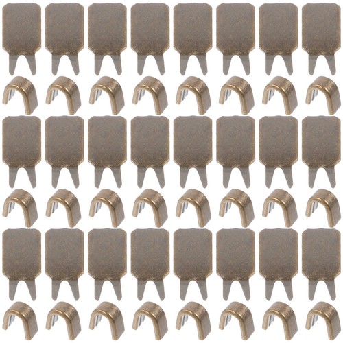 Set metal zipper stops - metal,