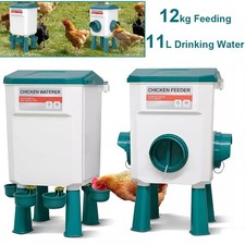 12kg Chicken Feeder and 11L