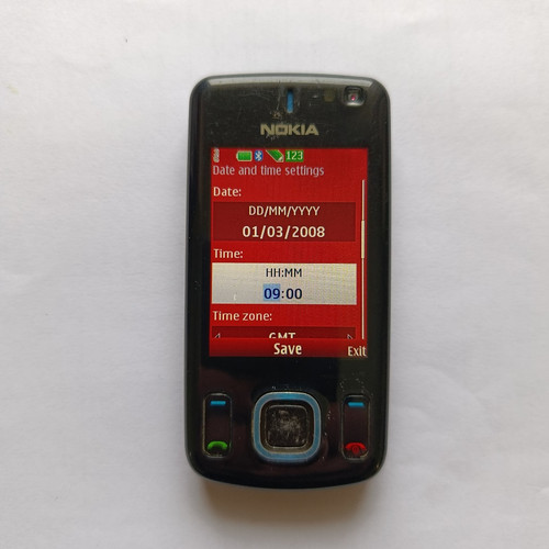 Nokia 6600 slide black - 6600,