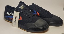 Feiyue FE LO 1920 Men’s 14 Black Canvas Gum Sole Parkour Martial Arts Shoes NWT