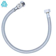 Viva 1/2" x 15mm Flexi Hose Tap Connector Basin with Isolator Valve 500mm BSP