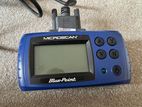 Blue point microscan - blue, car