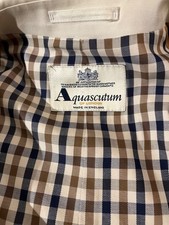 AQUASCUTUM 3/4 LENGTH TRENCH COAT