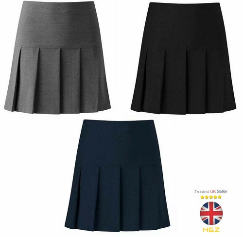 Girls all round - round, pleated