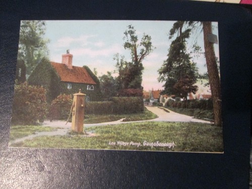 Postcard lea village pump - postcard,