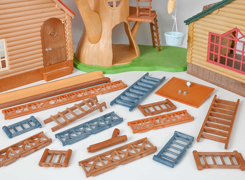Sylvanian log cabin - sylvanian,