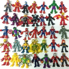 Random Lot 5pcs- Playskool Heroes Marvel Super Hero Adventures Figure Boy Toy