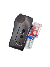 Philips Pocket Memo 281 LFH281 Mini Cassette Dictaphone Dictation Machine Vtg