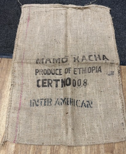 Large vintage hessian sack - large,