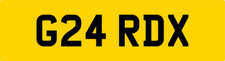 G24 RDX OLD REG NUMBER PLATE ALL FEES PAID GARDNER GARDINER GARD GARDENER GARDEX