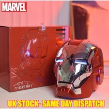 1:1 Iron Man MK5 Jarvis Deformable Voice Control Wearable Helmet Electroplated