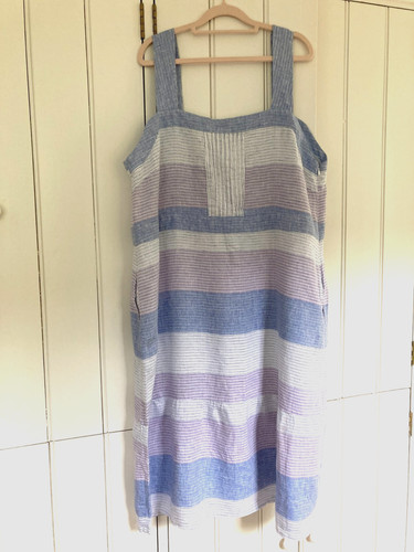 Wrap london pure linen dress - london,