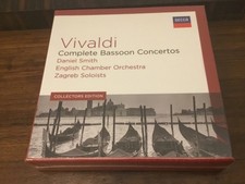 Vivaldi complete bassoon Concertos Daniel Smith, English Chamber Zagreb soloists
