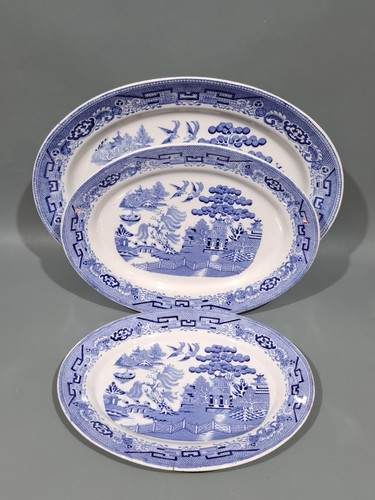 Blue white china willow - “,