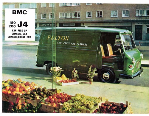 Bmc austin morris 1968 - j4, 1968-1970