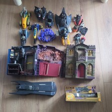 1995 Kenner Batman Wayne Manor Batcave  playset & Figures & Cars etc Bundle 