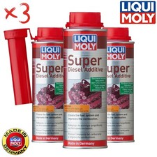 3X Liqui Moly Super Diesel Additive Injector Cleaner Treatment Fuel System 250ml