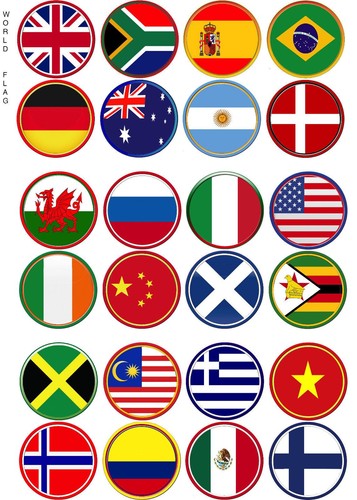 Mixed world flags - world,