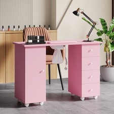 Wooden Manicure Salon Station