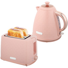 Kettle Toaster Set 1.7L Jug Kettle 2 Slice Toaster Auto Shut Off 3000W Fast Boil
