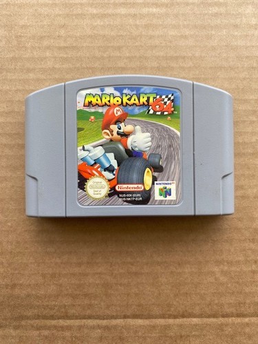 N64 mario kart game tested - n64,
