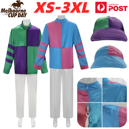 Men women jockey horse costume - jockey,
