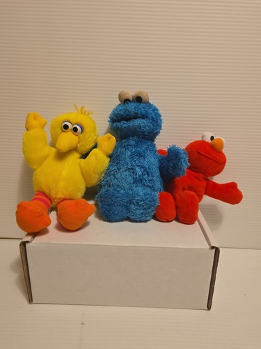 Sesame street plush set big - sesame,