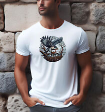 Goshawk t shirt mens Unisex Bird Wild Life Nature RSPB Ideal Gift Present