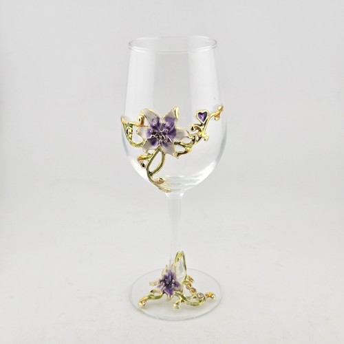 Elegant purple flower gold - elegant,