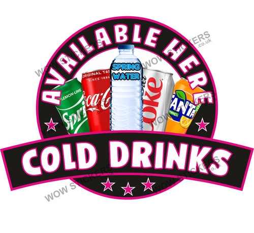 Cold drinks available here - cold,