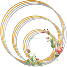 12 Pcs Metal Rings for Crafts