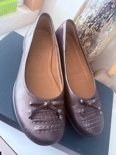 Hotter emmy leather flat - hotter, shoes
