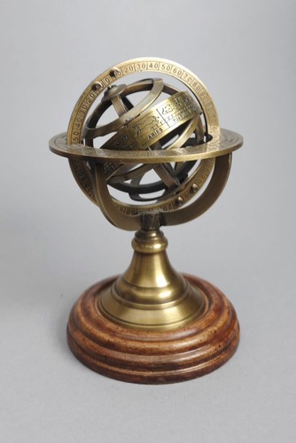 Brass zodiac armillary sphere - zodiac,