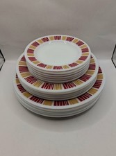 Set of Vintage Pyrex Red and
