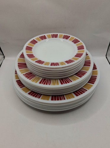 Set vintage pyrex red and - of,