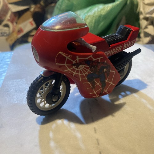 1980s vintage spiderman bike - spiderman,