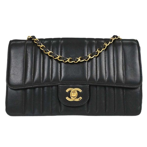 Chanel black lambskin - chanel,