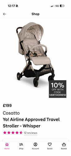 Cosatto stroller whisper - yo!,