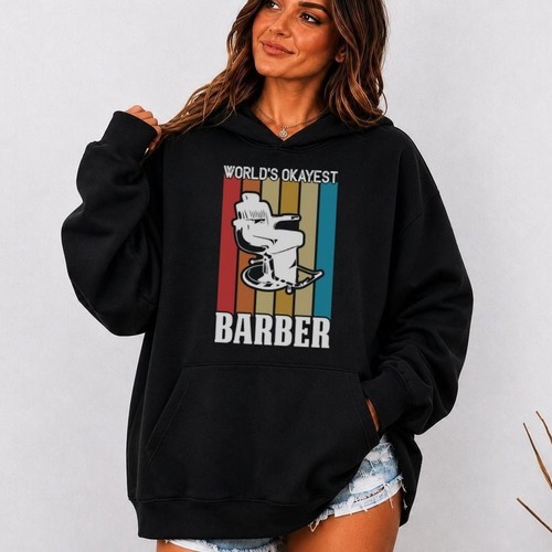 World okayest barber hoodie - barber,